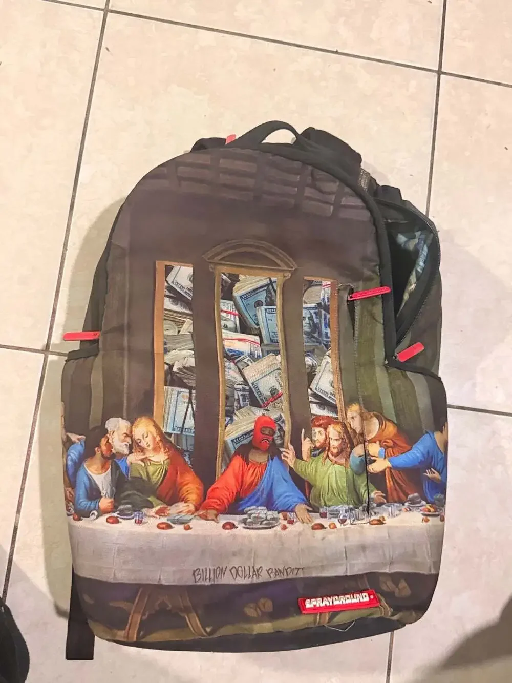 Sprayground Billion Dollar Bandit Last Supper Backpack